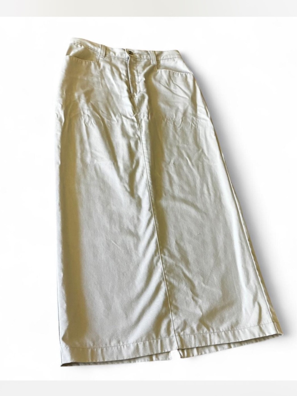 Y2K Lee Cream Maxi Skirt